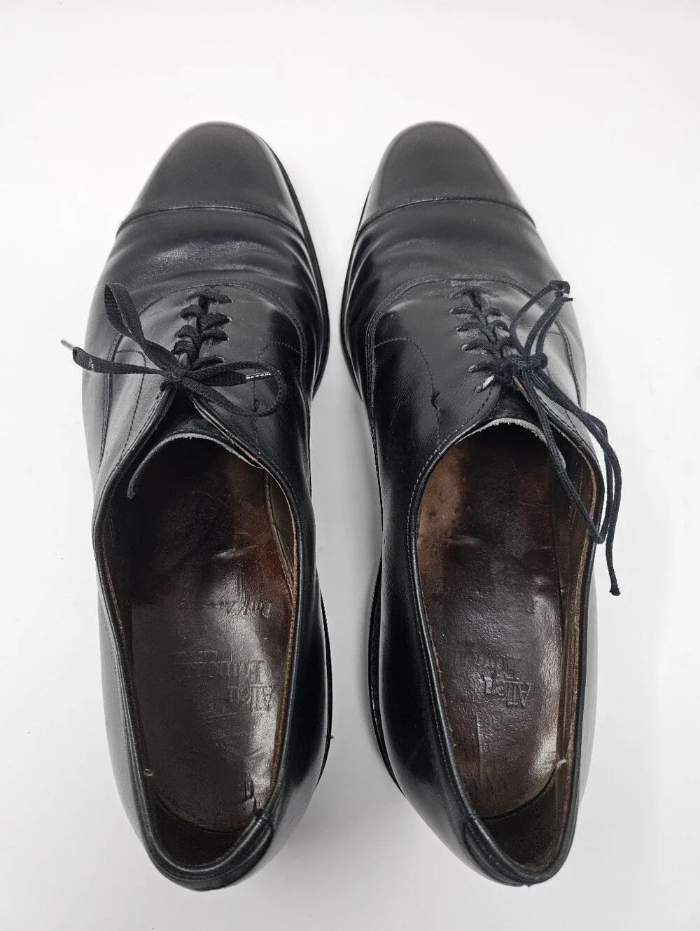 Allen Edmonds Park Avenue Cap Toe Leather Lace Up Oxfords Dress Shoes Men's 10.5